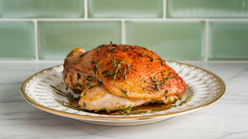 Air Fryer Paprika and Herb Chicken Thighs