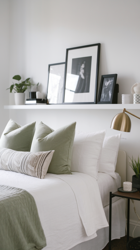 Close-up details of modern guest room essentials