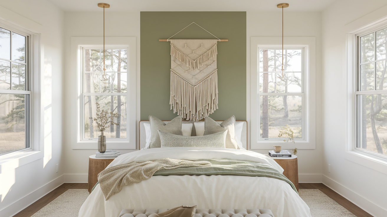 Modern Boho Guest Room