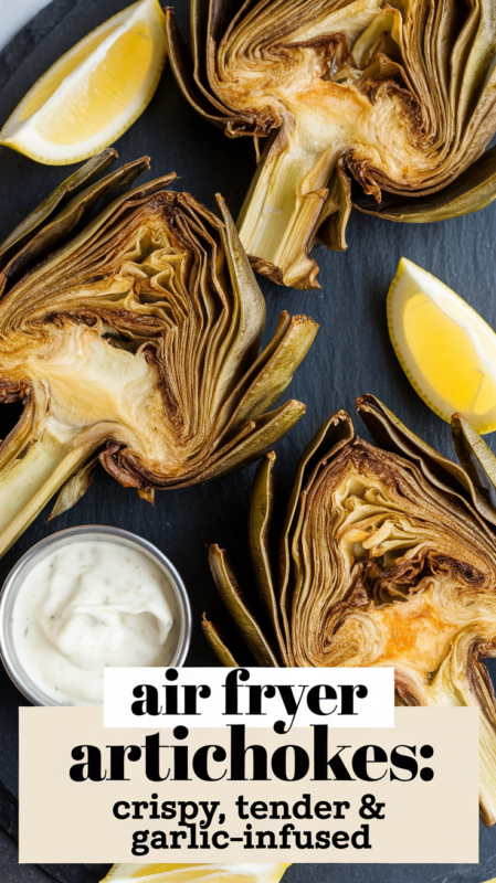 Air Fryer Artichokes: Crispy, Tender & Garlic-Infused