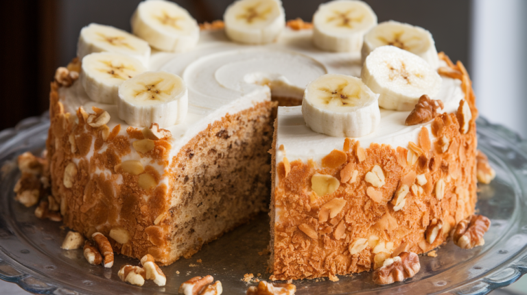 Air Fryer Banana Cake