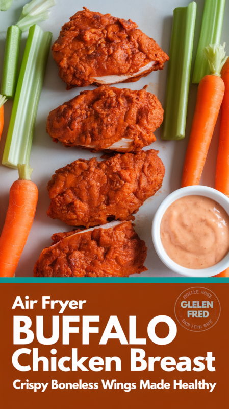 Air Fryer Buffalo Chicken Breast: Crispy Boneless Wings Made Healthy