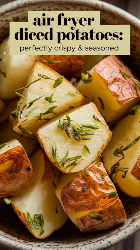 Air Fryer Diced Potatoes: Perfectly Crispy & Seasoned