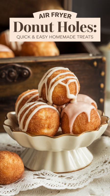 Air Fryer Donut Holes: Quick & Easy Homemade Treats