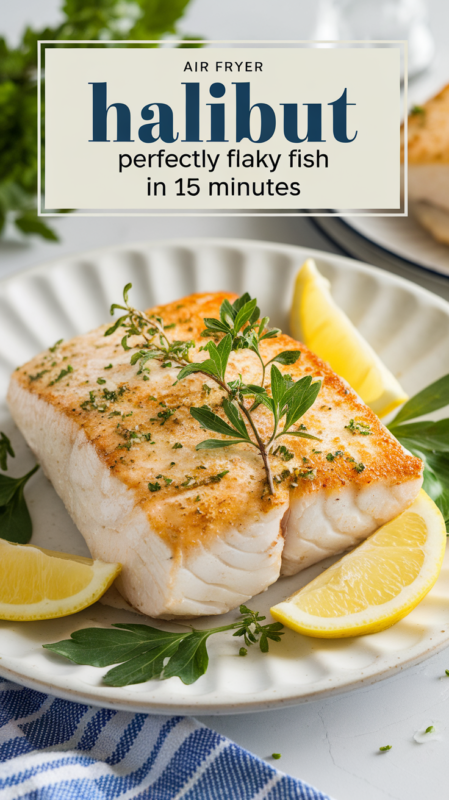 Air Fryer Halibut: Perfectly Flaky Fish in 15 Minutes