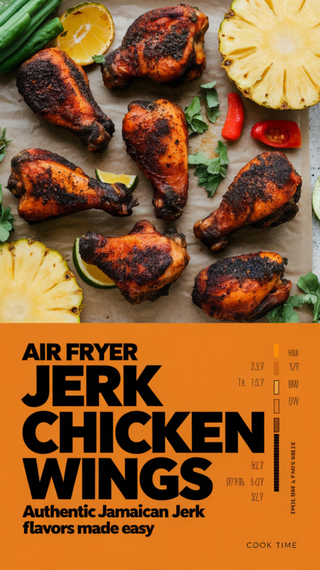 Air Fryer Jerk Chicken Wings: Authentic Jamaican Jerk Flavors Made Easy