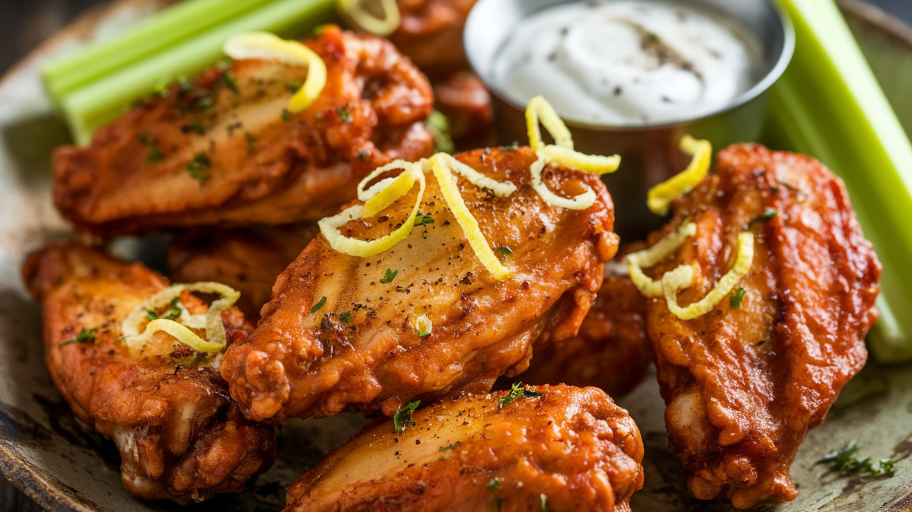 Air Fryer Lemon Pepper Wings