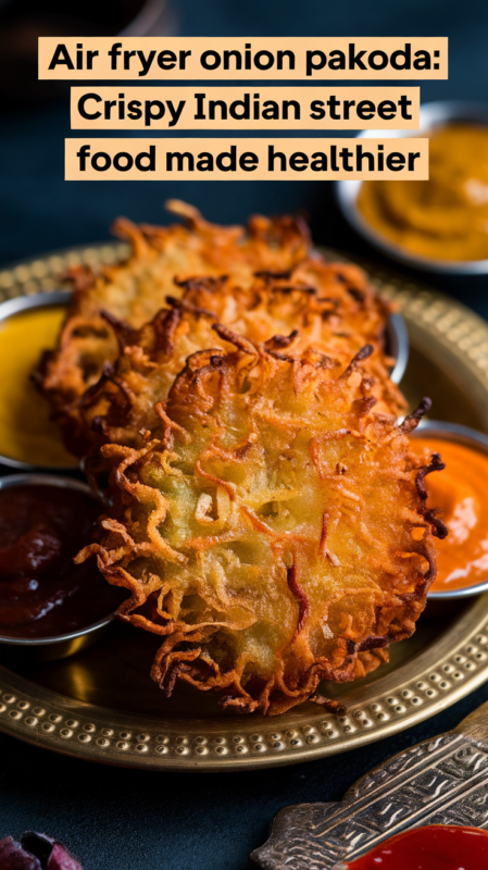 Air Fryer Onion Pakoda: Crispy Indian Street Food Made Healthier