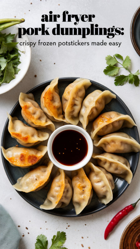 Air Fryer Pork Dumplings: Crispy Frozen Potstickers Made Easy