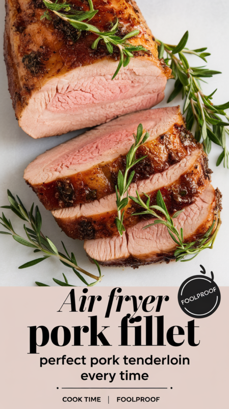 Air Fryer Pork Fillet: Perfect Pork Tenderloin Every Time