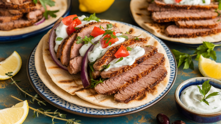 Air Fryer Pork Gyros