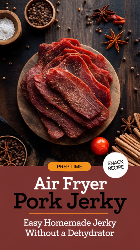 Air Fryer Pork Jerky: Easy Homemade Jerky Recipe Without a Dehydrator