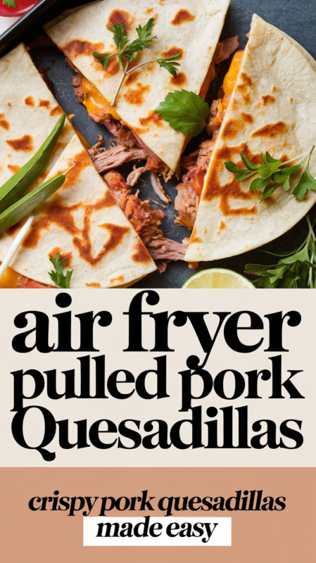 Air Fryer Pulled Pork Quesadilla: Crispy Pork Quesadillas Made Easy