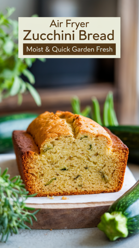 Air Fryer Zucchini Bread: Moist & Quick Garden Fresh