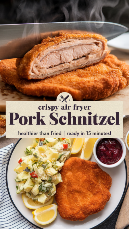 Crispy Air Fryer Pork Schnitzel (Fresh or Frozen) - Better Than Fried!