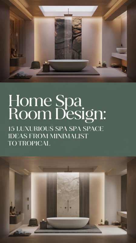 Home Spa Room Design: 15 Luxurious Spa Space Ideas from Minimalist to Tropical