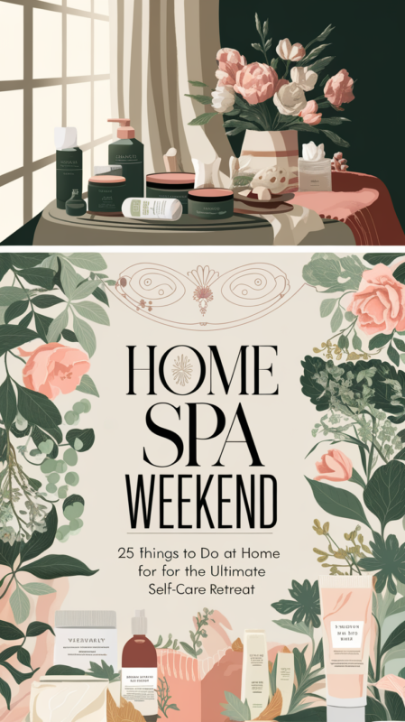 Home Spa Weekend: 25 Things To Do At Home for the Ultimate Self-Care Retreat