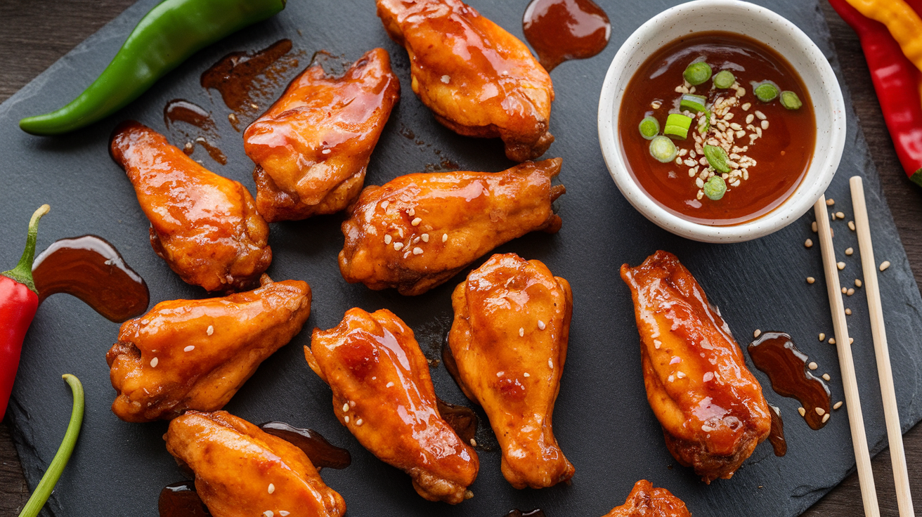 Honey Sriracha Chicken Wings