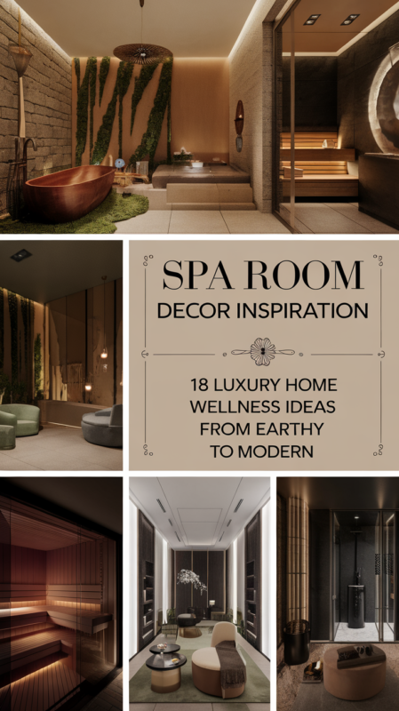 Spa Room Decor Inspiration: 18 Luxury Home Wellness Ideas from Earthy to Modern