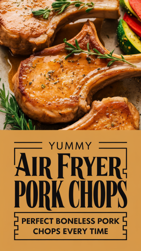 Yummy Air Fryer Pork Chops: Perfect Boneless Pork Chops Every Time