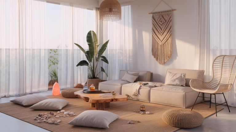 chill vibes aesthetic living room