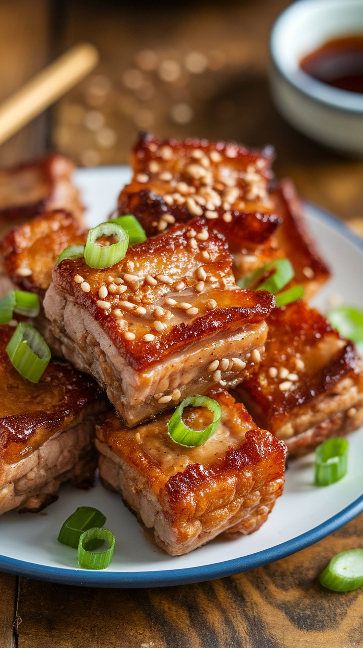 Deliciously Crispy Air Fryer Pork Belly Bites