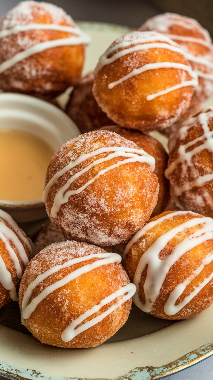 Easy Air Fryer Pumpkin Donut Hole Recipe