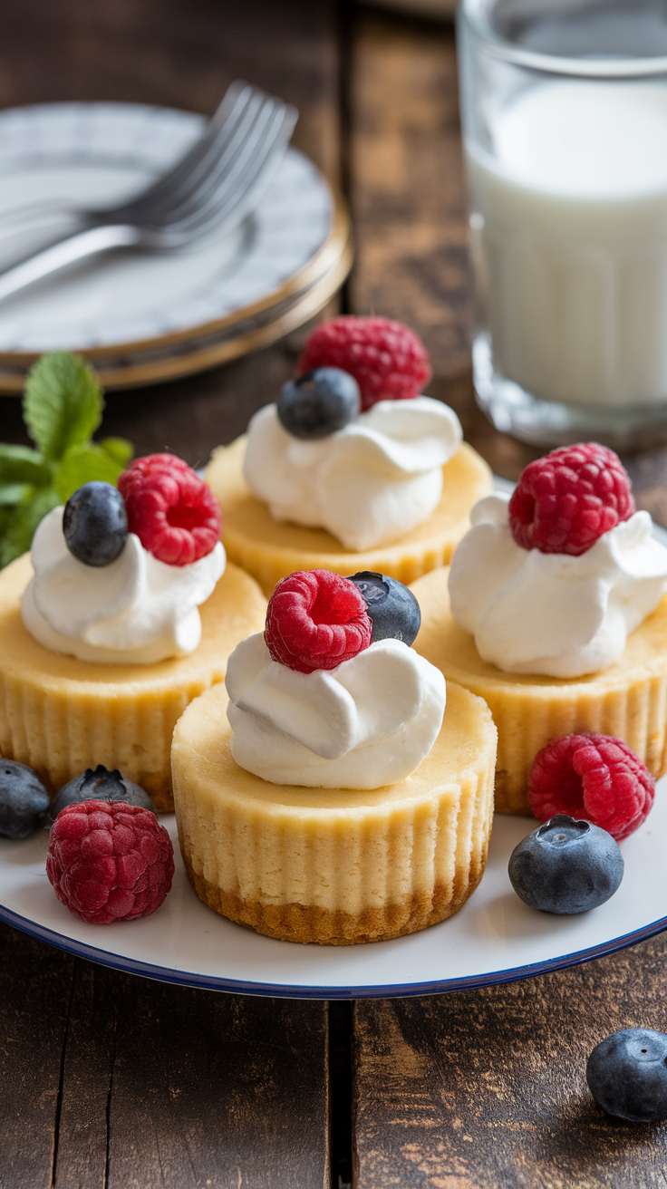 Delicious Mini Cheesecakes in the Air Fryer