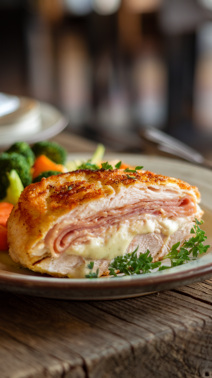 Easy Chicken Cordon Bleu Made Perfect in the Air Fryer