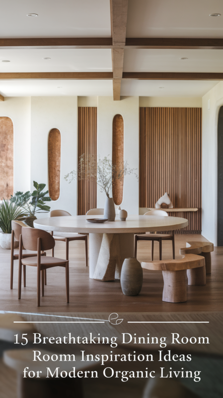15 Breathtaking Dining Room Inspiration Ideas for Modern Organic Living
