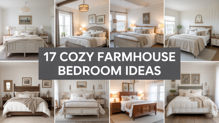 Create your dream retreat with these cozy farmhouse bedroom ideas. From rustic decor to modern touches, discover budget-friendly ways to transform your space.
